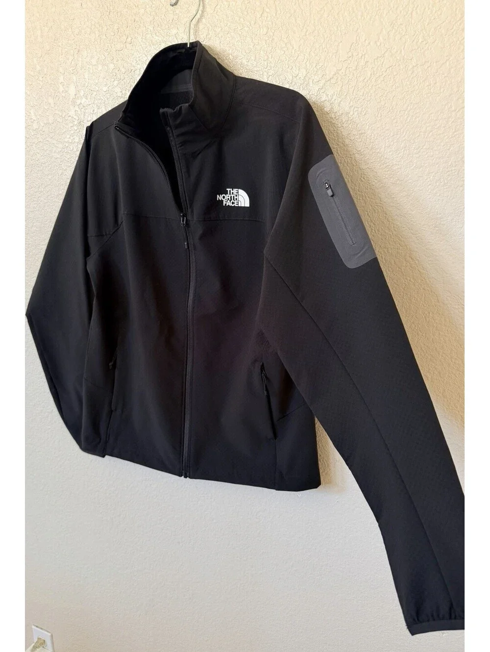 New The North Face Tek Approach Water Repellent Jacket In Black Size S $160